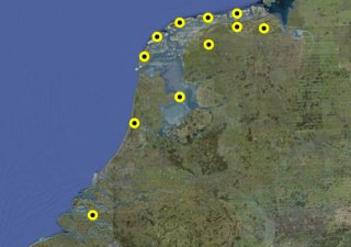 Klik op de kaart 
Toont standaard vakantieverblijven die de komende 4 weken iets vrij hebben: natuurlijk u kunt deze periode in de zoekfunctie aanpassen