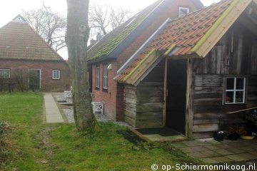 buitenaanzicht Schuurhuisje Noordzijde