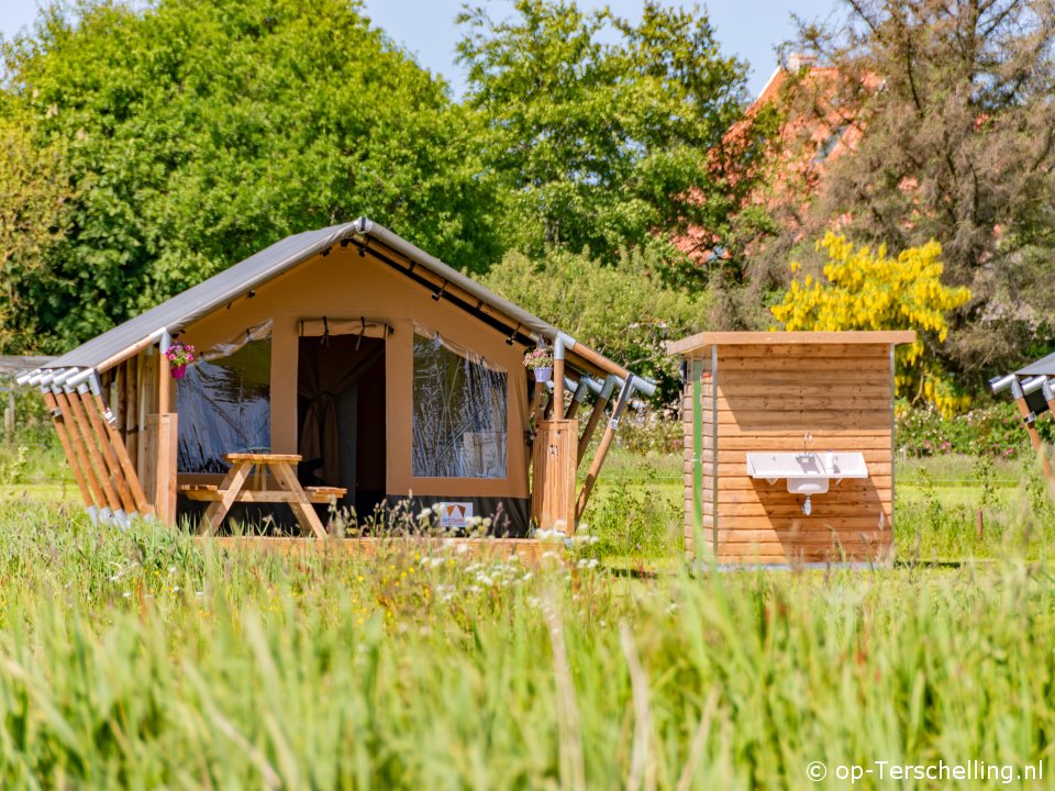 Safaritenten op camping Overalwat.  